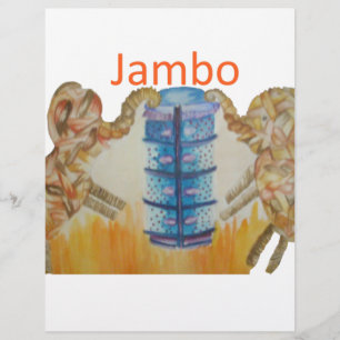 Jumbo Baby Kids Jambo  African Elephant  Design