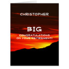 JUMBO BIG Retraite Félicitations Kolob Sunset