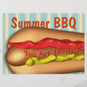 Jumbo Hotdog Oversized Invitation