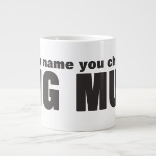 Jumbo Mega Large Mug with Personalized Name
