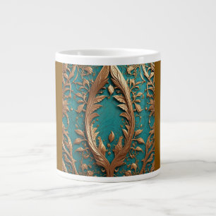 Jumbo Mug, 20oz (Elegance-8) Large Coffee Mug