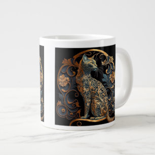 Jumbo Mug Chat Art Nouveau