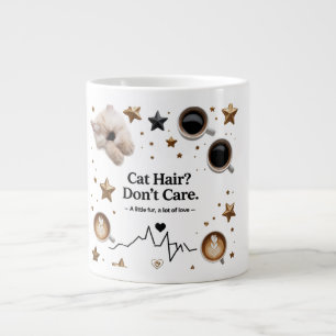 Jumbo Mug – Cozy Cat Mom Extra-Large Cup