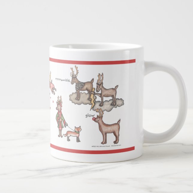 Jumbo Mug de Père Noël (Droite)