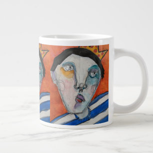 Jumbo Mug - Enveloppé en bleu