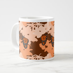 Jumbo Mug - Feeding Monarch Butterfly