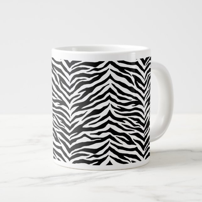 Jumbo Mug-Zebra Imprimer Mug de café géant (Devant droit)