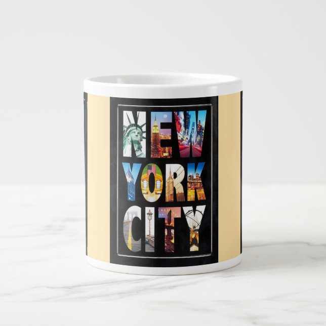 Jumbo Mugs - Oversized Ceramic Coffee and Tea Cups (Front)