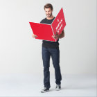 Jumbo Personalized I miss YOU Card Valentines day