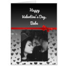 Jumbo Personalized Photo Valentines Day "Card