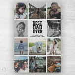 Jumbo Photo Collage Father's Day BEST DAD EVER Jigsaw Puzzle<br><div class="desc">Modern Instagram Photo Collage Father's Day Family Jumbo Puzzle
A beautiful,  modern Father's Day gift: A trendy instagram photo collage puzzle with your personal message and names for the best dad ever.</div>
