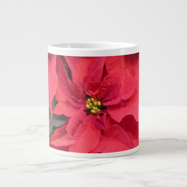 Jumbo Poinsettia Mug (Devant)