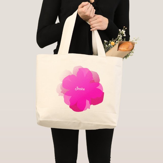 Jumbo Popflower Rose Shocking Toilet Bag (Front (Product))