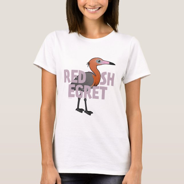Jumbo Reddish Egret T-Shirt (Front)