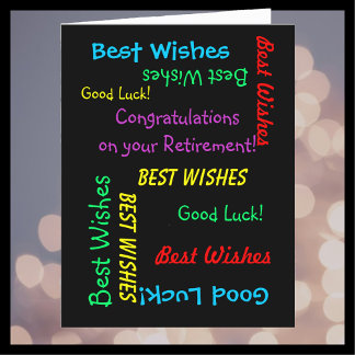 JUMBO Retirement Congratulations from All of Us Card