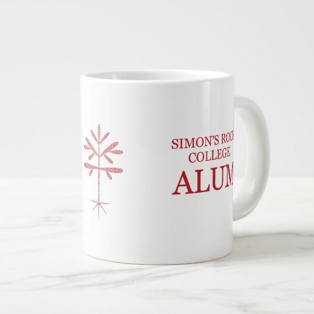 Jumbo "SRC Alum" Mug with Red Sapling (Front Right)