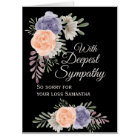 Jumbo Sympathy Floral Peony Groupe Rose Signer