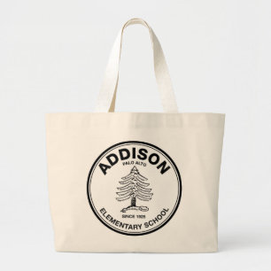 Jumbo Tote Bag, Black Logo