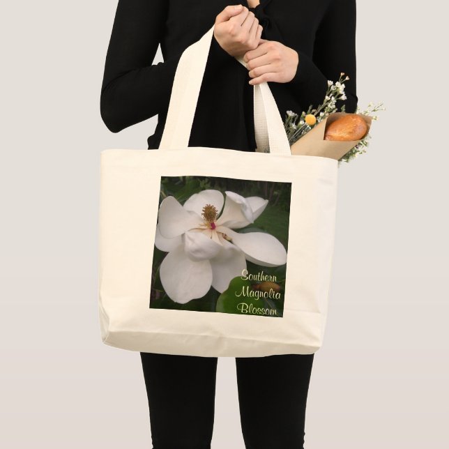 Jumbo Tote - Southern Magnolia Blossom (Front (Product))