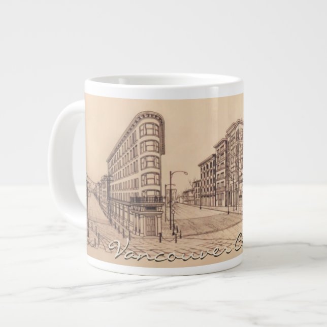 Jumbo Vancouver Art Coffee Cup Mug Personalize Cup (Front Left)