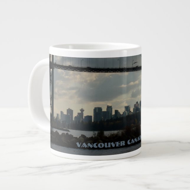 Jumbo Vancouver Coffee Cup Mug Personalized Cup (Front Left)