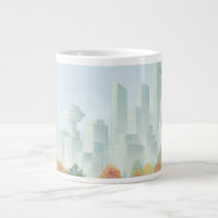Jumbo Vancouver Coffee Mug Stanley Park Art Cup