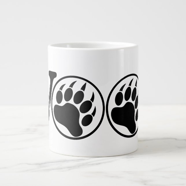Jumbo WOOF (20oz) Mug (Front)