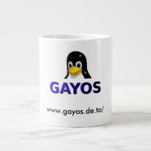Jumbotasse containing 590 ml large coffee mug