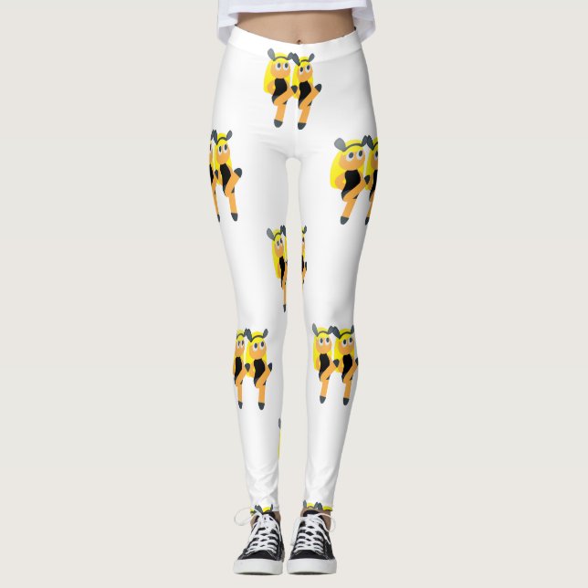 jumeaux emoji leggings (Devant)