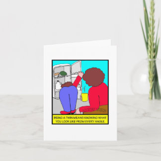 Jumeaux Looney chaque carte de note d'angle
