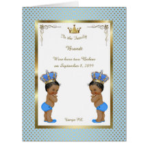 Jumelle la carte de faire-part de GARÇONS de