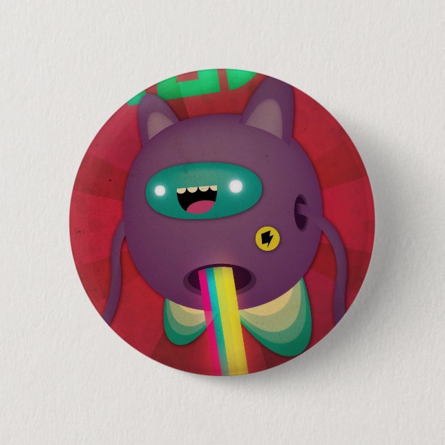 Jump around 2 inch round button (Front)