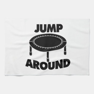 Jump Around Trampoline Kitchen Towel