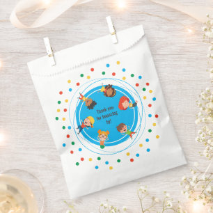 Jump Bounce Play Trampoline Park Birthday Party Favour Bag
