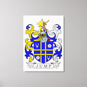 Jump Coat of Arms Canvas Print
