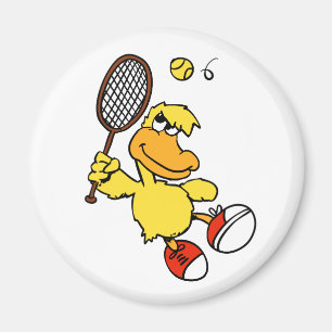 Jump Duck tennis   Choose background color Magnet
