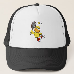 Jump Duck tennis Choose background colour Trucker Hat