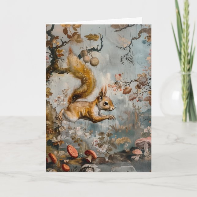 Jump - Folded Greeting Card (Front)