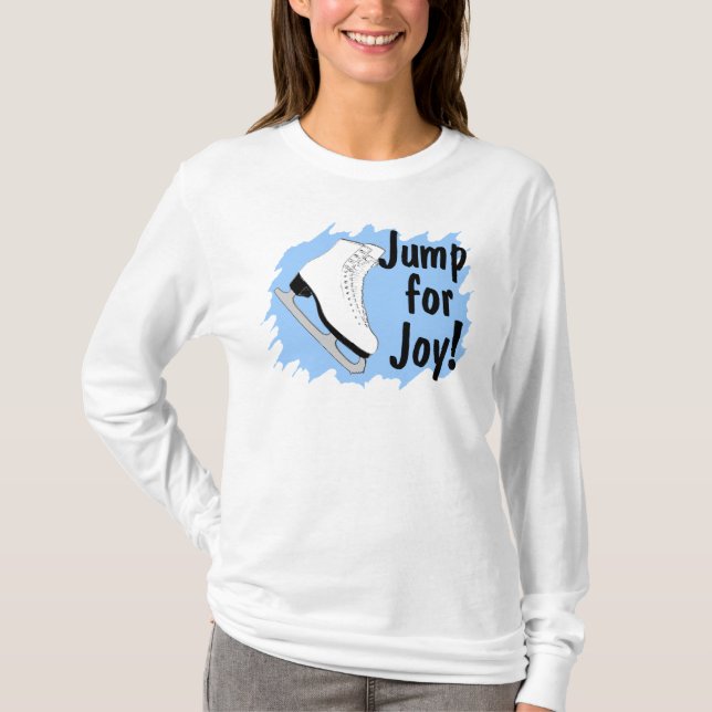Jump For Joy Blue Skate T-Shirt (Front)