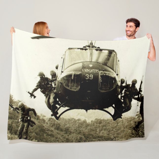 JUMP INTO HELL FLEECE BLANKET (In Situ)