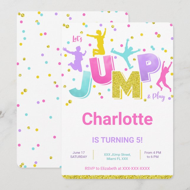 Jump Invitation (Front/Back)