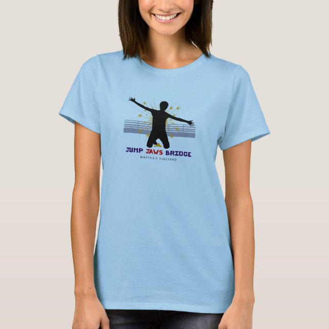 JUMP JAWS BRIDGE MARTHA'S VINEYARD T-Shirt (Front)