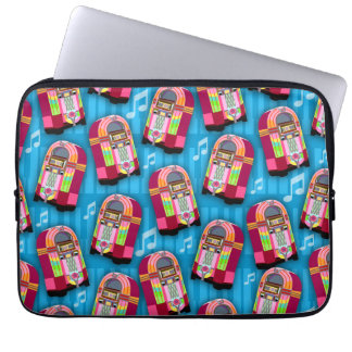 Jump Jump Neon Jukeboxes Laptop Sleeve