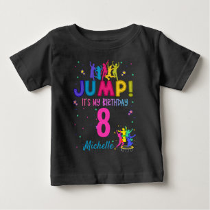 Jump Party It's my birthday Trampoline Bounce Baby T-Shirt