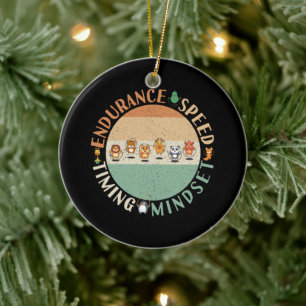 Jump Roping - Rope Skipping Mindset Ceramic Ornament