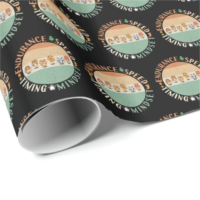 Jump Roping - Rope Skipping Mindset Wrapping Paper (Roll Corner)