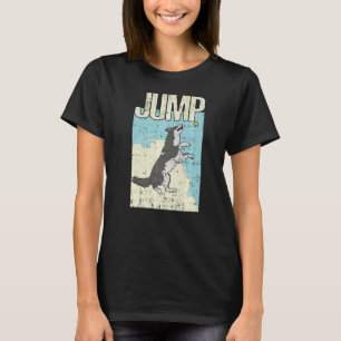 Jump Sheepdog Border Collie Premium T-Shirt