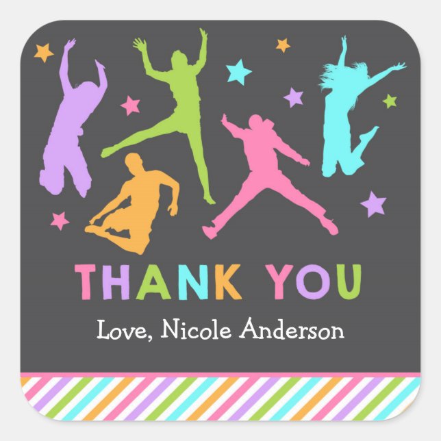Jump Stickers / Trampoline Stickers (Front)