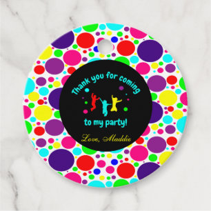 Jump/Trampoline Birthday Party Favour Tags