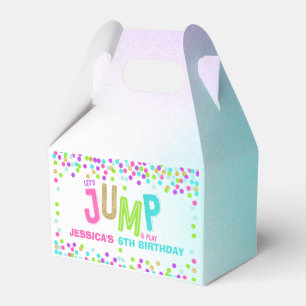 Jump Trampoline Birthday Party Supplies Decor Favor Box
